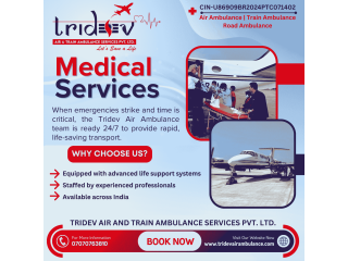 Fly With the Tridev Air Ambulance Services in Delhi, Bed-To-Home