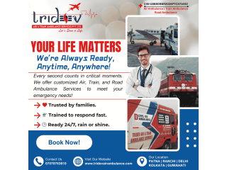 The Trustworthy Tridev Air Ambulance Services In Guwahati For A Severely Ill Patient