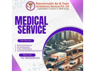 Panchmukhi Low Cost Train Ambulance in Delhi- Never charging more than the expected amount