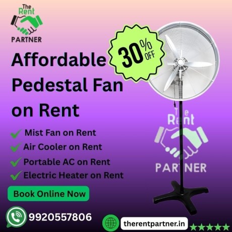 affordable-pedestal-fan-on-rent-book-online-now-big-0