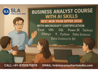 Business Analyst Certification Course in Delhi with AI Skills, Microsoft Certification, Best New Year Offer 2026 by SLA Consultants India