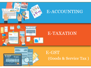 Online Accounting Course with GST Certification,, 100% Job, Salary upto 3.1 LPA, GST, SAP FICO Training Certification, Delhi,