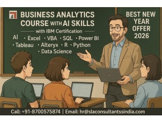 Business Analyst Course in Delhi, with Google Certification Support, Best New Year Offer 2026, "Online Live Business Analytics Training Course"