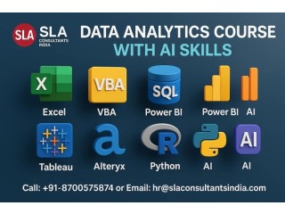 Best Data Analytics Course with AI Skills, "Learn smart, earn big" Learn From "SLA Consultants India"
