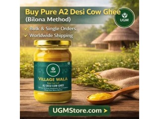 Buy Pure A2 Desi Cow Ghee in Bulk | Wholesale Supplier India | Worldwide Delivery