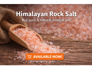 Himalayan Rock Salt  Pure & Natural Mineral Salt