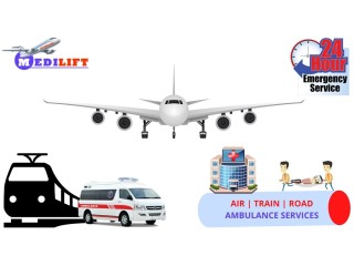 Pick Medilift Air Ambulance in Guwahati with Superlative ICU Setup