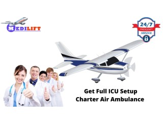 Now Medilift Air Ambulance Service in Delhi Avail with Monitoring Devices