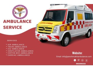 Panchmukhi Road Ambulance Services in Saket, Delhi with Emergencies Helps