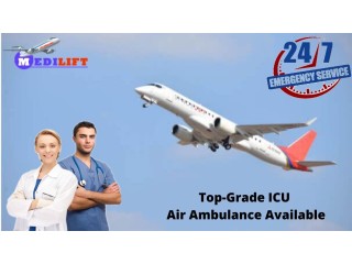 Get Medilift Air Ambulance in Guwahati with Expert ICU Specialist