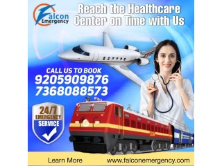 Falcon Train Ambulance in Kolkata Operates as a Mobile Intensive Care Unit