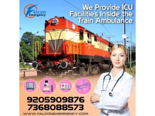 Falcon Train Ambulance Service in Ranchi is best for Long Distance Travelling