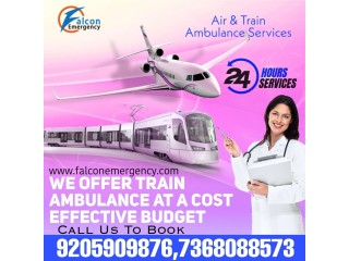 Falcon Train Ambulance in Kolkata is a Dedicated Medical Evacuation Provider