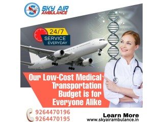 Sky Air Ambulance from Patna at a Cheap Fare