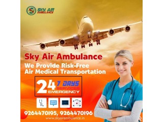 Obtain Sky Air Ambulance from Mumbai with Life-Sustaining Medical Treatment