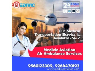 Get the best Air Ambulance Service in Kolkata - Contact Medivic Aviation