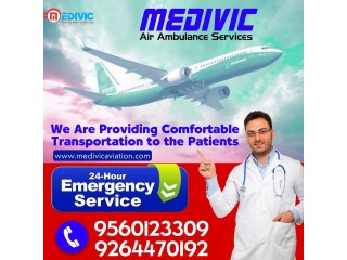 Book 24/7 Hours Medivic Air Ambulance in Kolkata for Quick Shifting Service