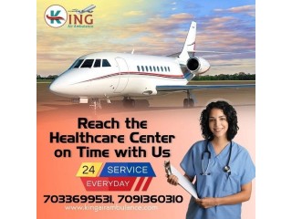 Book Classy Medical Support Air Ambulance Service in Ranchi by King