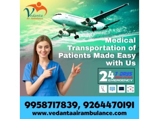 Choose Trusted ICU Setup by Vedanta Air Ambulance Service in Indore