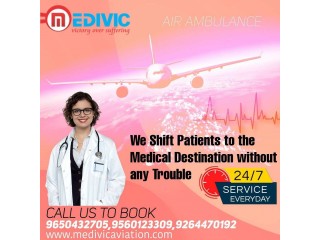 Get Emergency Air Ambulance Service in Silchar By Medivic