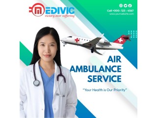 Hire Air Ambulance Service in Varanasi with Experienced medical staff