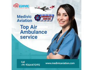 Medivic Aviation Air Ambulance Service in Raipur with Para Medical Crew