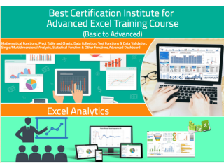 Microsoft Excel Certification, Delhi, Ghaziabad, "SLA Consultants India" Analytics Institute,  VBA, SQL, Python Course,