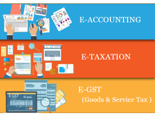 Advanced GST Training in Laxmi Nagar, SLA Institute, Advanced e-Accounting, Tally, SAP FICO, BAT Certification with 100% Job,  Classroom Course,