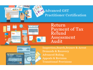 GST Practitioner Certification Course In India by SLA Institute, Delhi, 100% Job in MNC, Hybrid Classes, Online / Offline, Recording, Free SAP FICO,