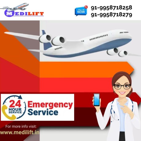 use-the-finest-icu-air-ambulance-in-patna-with-bed-to-bed-remedial-aid-via-medilift-big-0