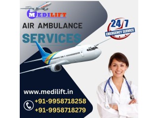 Hire Air Ambulance in Chandigarh via Medilift for the Prime and Safe Emergency Shifting