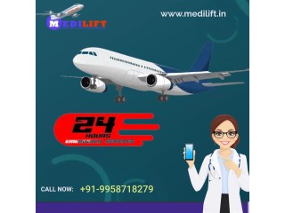 Book Medilift Air Ambulance in Varanasi with a Full Hi-tech Medical System