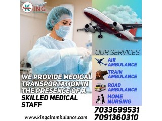 Get the Most Exclusive Prompt Air Ambulance Services in Patna by King