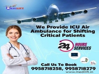 Book a Reliable and Fast Air Ambulance from Patna to Delhi