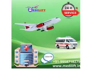 Take the Finest Air Ambulance Service in Gaya via Medilift with Specialist Team