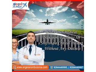 24 Hours Use Ultimate Air Ambulance Service in Chandigarh by Angel at Fair Cost