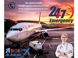 Pick Air Ambulance Service in Darbhanga by Angel at Competitive Cost