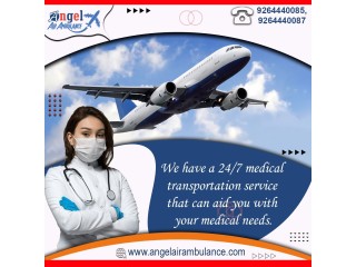 Obtain Air Ambulance Service in Dibrugarh by Angel at a low Booking Cost