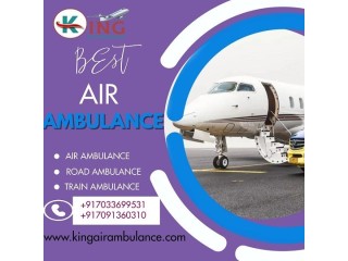 Hire Hi Tech Air Ambulance Service in Delhi by King with Attentive Remedial Team