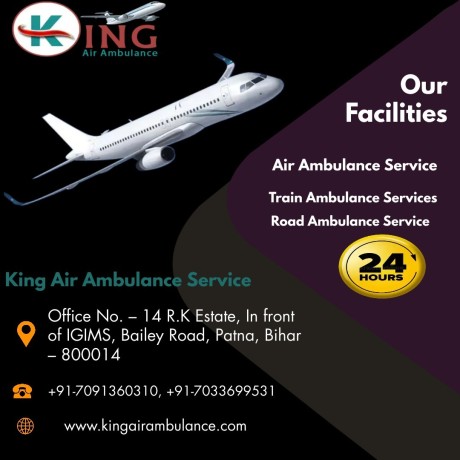take-air-ambulance-service-in-siliguri-by-king-with-paramedical-crew-big-0