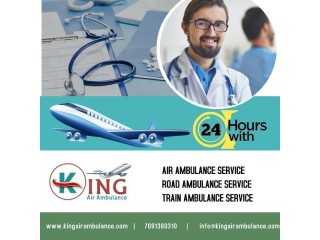 Hire Superior and Quick Air Ambulance in Kolkata with ICU Setup by King