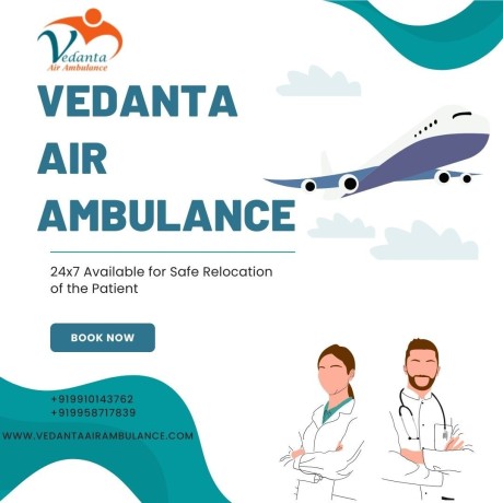 obtain-vedanta-air-ambulance-in-varanasi-with-skilled-technicians-big-0