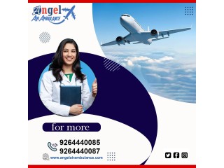 Take Air Ambulance Service in Guwahati by Angel with Therapeutic Support