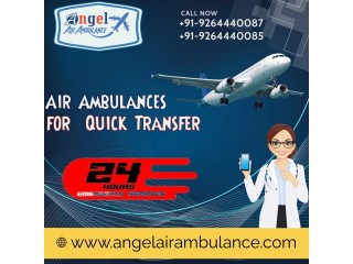 Get Air Ambulance Service in Srinagar by Angel with Extra-Advanced Medical