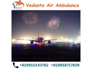 Utilize Vedanta Air Ambulance from Kolkata with Reliable Medical Assistance