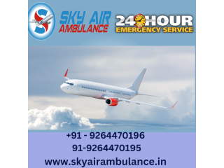 Advanced Medical Care Air Ambulance from Ahmedabad by Sky Air