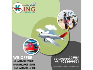 Hire King Air Ambulance Service in Ranchi  Top-Level  ICU Support