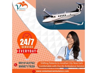 Vedanta Air Ambulance Services in Delhi  Best and Reliable