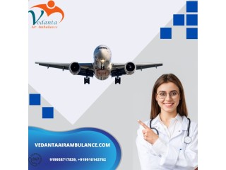 Select High-tech ICU Setup by Vedanta Air Ambulance Services in Siliguri