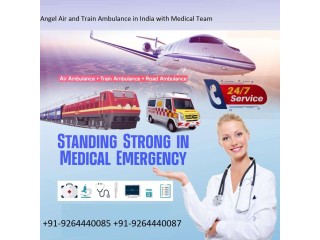 Get Angel Air Ambulance Service in Kolkata with a Modern Ventilator Setup